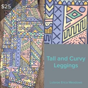 LulaRoe Tall & Curvy Leggings Size 12-18